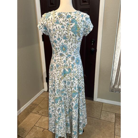 Chaps Peacock Jersey Knit Maxi Dress - Picture 3 of 6